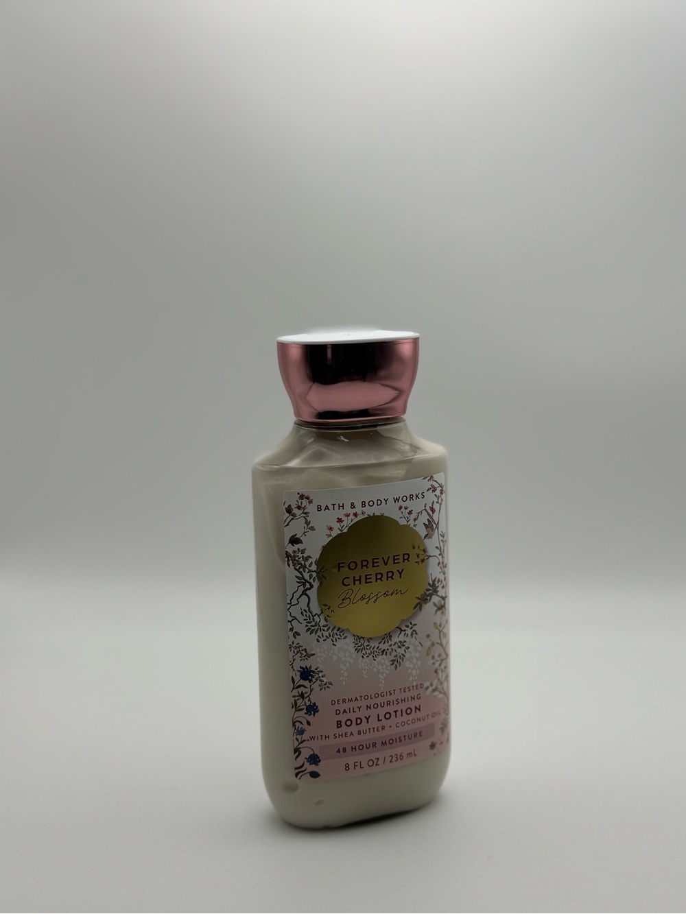 Bath & Body Works Forever Cherry Blossom Body Lotion - Rose Gold Cap